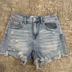 Distressed Denim Women's Shorts